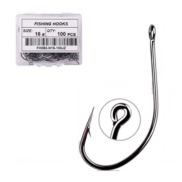 

100/30 pcs high carbon steel fishhooks barbed fishing hook lake river ocean fishhook japan jig hooks tackle box