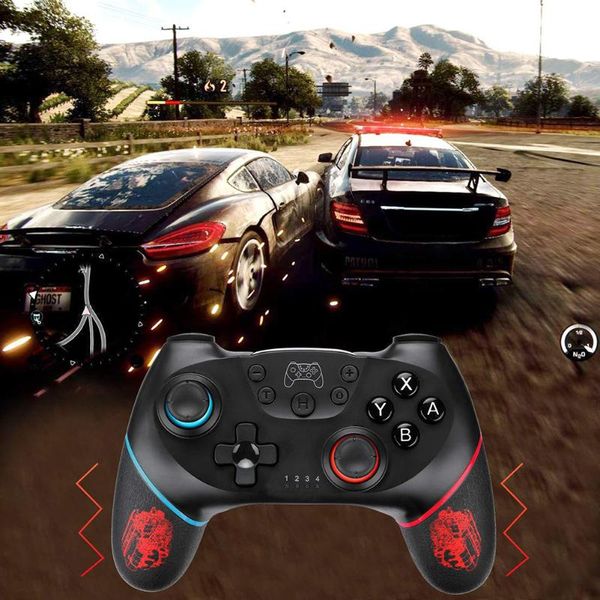 

plastic ns probluetooth game controller 6-axis gyro dual motor vibration wireless gamepad for switch accessories controllers & joys joystick