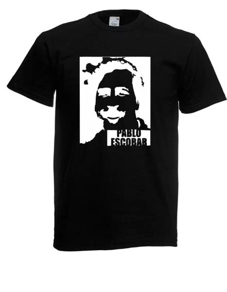 

mens t-shirt  pablo escobar padre  size up to 5xl, White;black