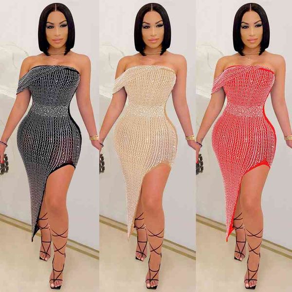 

casual dresses x5046 evening drill mh wrapped irregular dresses, Black;gray