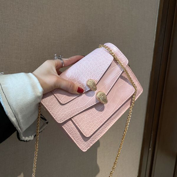 

louis vutton bagniche design 2021 new fashion double snakehead women's chain messenger female student korean version versatilef