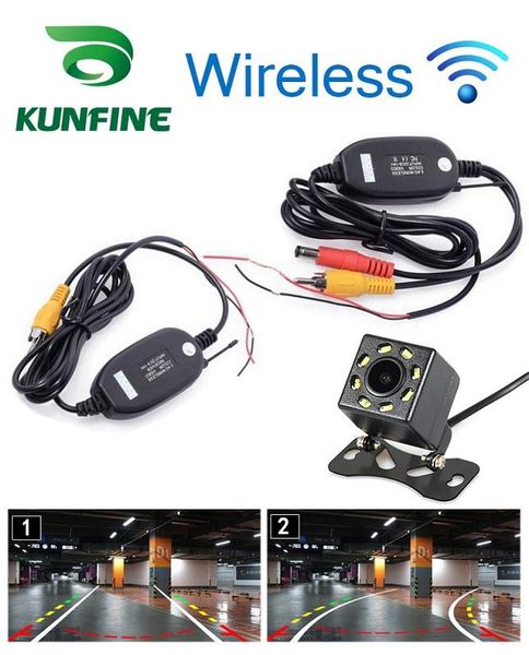 

car rear view cameras& parking sensors universal wireless hd or ccd camera with 4 led 8 back reverse night vision assistance