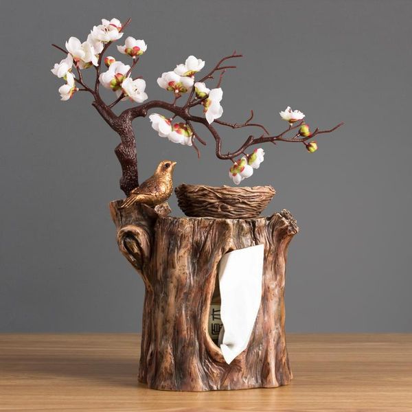 

creative vintage tissue box luxury coffee table container paper boxes living room boite a mouchoir home storage df50zjh & napkins