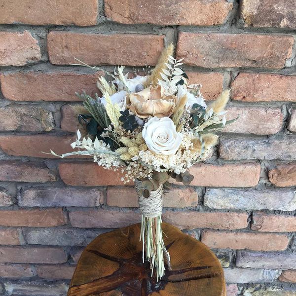 

bridal veils bouquet 4 quick-frozen with rose, Black