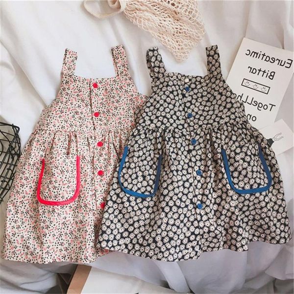 

girl's dresses girls 'dresss flowers princess summer children's wear kids fashion dress elegant, Red;yellow