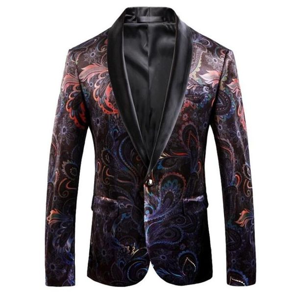 

men's suits & blazers suede bronzing suit fashion jackets european and american style nightclub wedding party casaco masculino, White;black