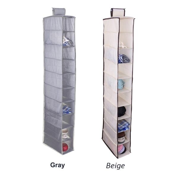 

hanging garment bag 10 layers drawer type wardrobe storage clothes shoes clothing underwear organizer box boxes & bins
