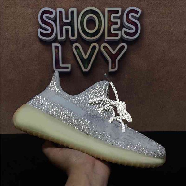 

men women boost running shoes pearl stone tail light cinder 3m static reflective mesh breathable mens womens trainers sneakers chaussures sh