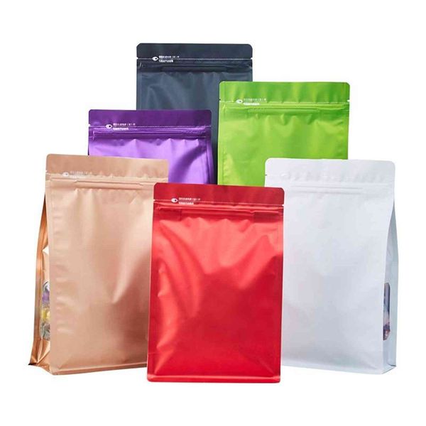 

wholesale biodegradable zipper kraft paper bags food delivery packaging bag stand up eco-friendly coffee bags