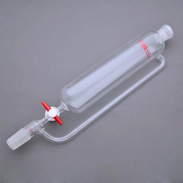 

lab supplies 1piece 10ml to 1000ml glass standard mouth constant pressure funnel, cylindrical drip separating funnel