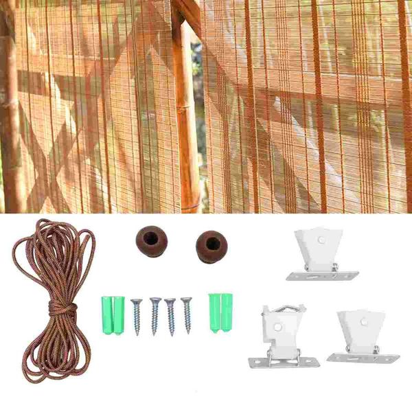 

other home decor 14pcs window curtain wood knobs clip hook screws wooden hanging bamboo roller blind small pendants accessor