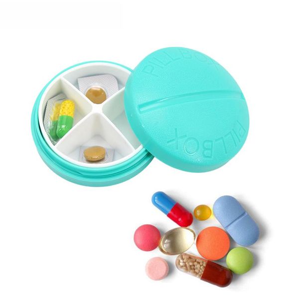 

storage bottles & jars 4 slots compartment travel organizer tablet case dispenser