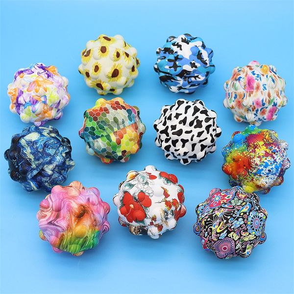 

fidget toys squishy easter new 3d water transfer decompression ball bubble music children's toy press vent ball