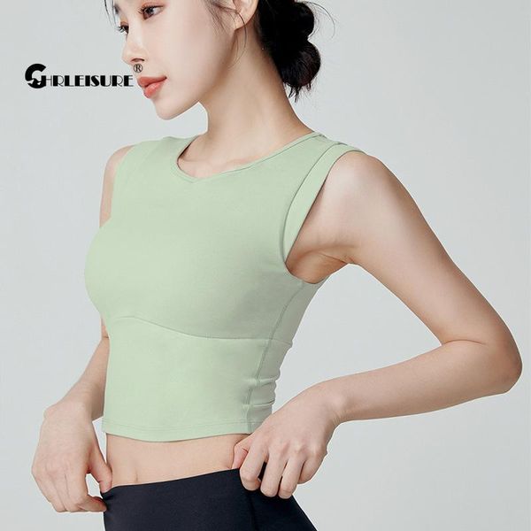 

slim sport sleeveless shockproof gather yoga bralette running brathable quick dry high elasticity fitness bra outfit