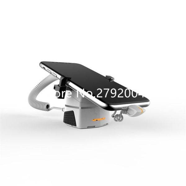 

alarm systems anti-theft device for handset cellphone smartphone security display stand with charger retail exhibition clamp
