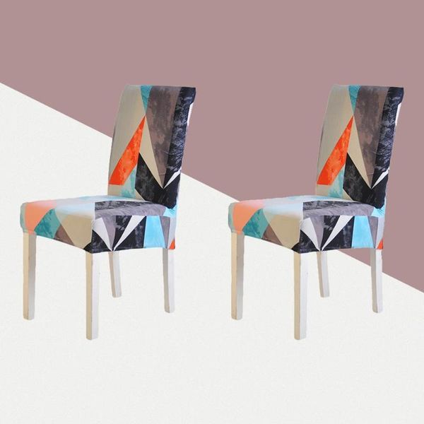 

chair covers cover removable anti-dirty kitchen dining seat stretch case for banquet el home funda para silla 4/6pcs