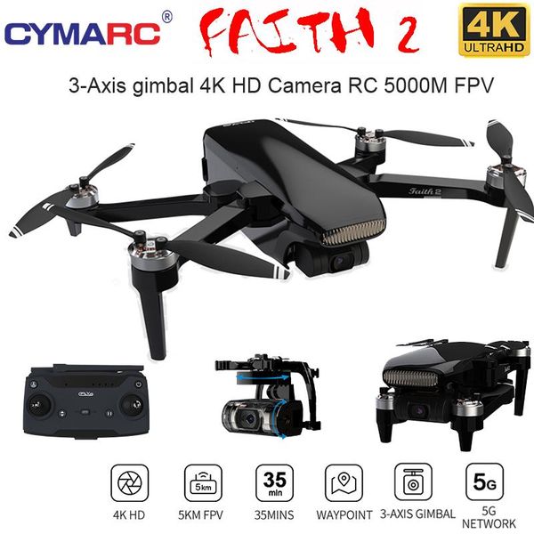 

faith 2 gps drone 4k hd camera 3-axis gimbal professional rc quadcopter 35min flight 5km sg906 pro f11 drones