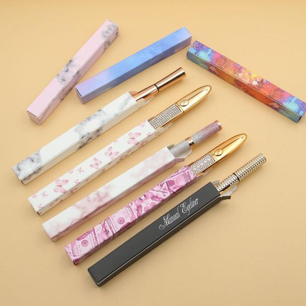 

lash glue pen self-adhesive eyeliner with paper box packaging pink money black case waterproof long lasting eyelashes tools false