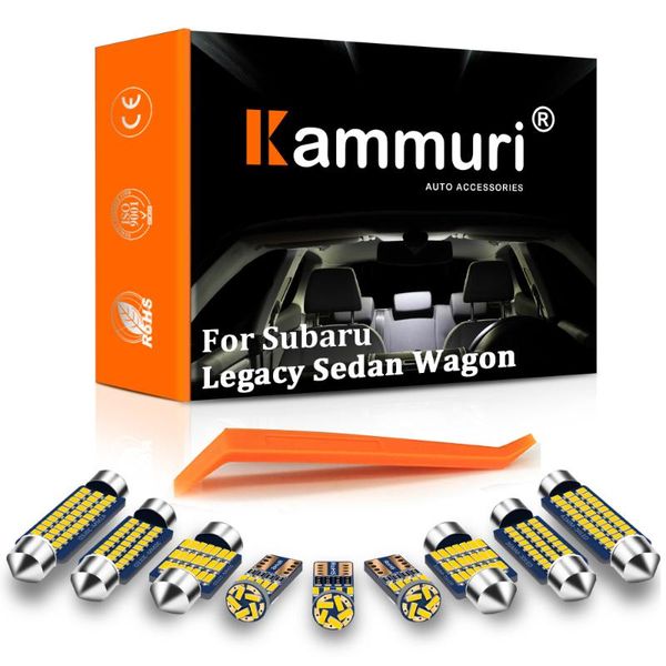 

emergency lights kammuri error white led car interior light package kit for legacy sedan wagon 1989-2021 2000 2003 2004 2010 2021