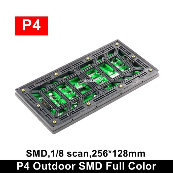 

40pcs/lot smd p4 outdoor led module 256x128mm , high brightness full color display panel 64*32 pixels
