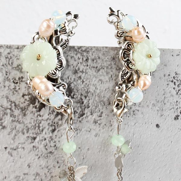 

hair clips & barrettes costume headdress hanfu accessories fairy air su clip ancient style po performance accessory classical hairpin, Golden;silver