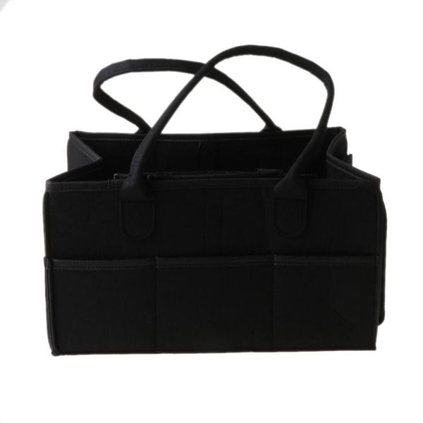 

portable baby diaper organizer felt nursery storage with changeable compartments j60d cosmetic bags & cases