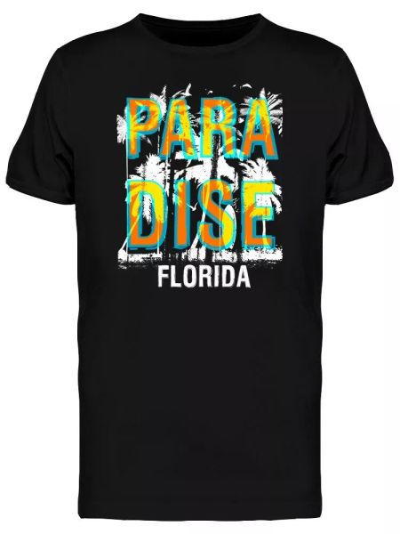 

florida tropical paradise men's tee -image by shutterstock, White;black