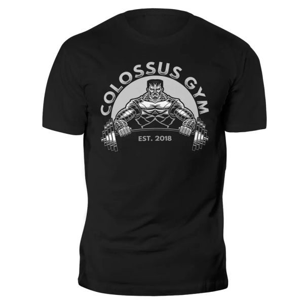 

Colossus Gym T Shirt Beast Mode On Bodybuilding Training Superman MMA Boxing, White;black