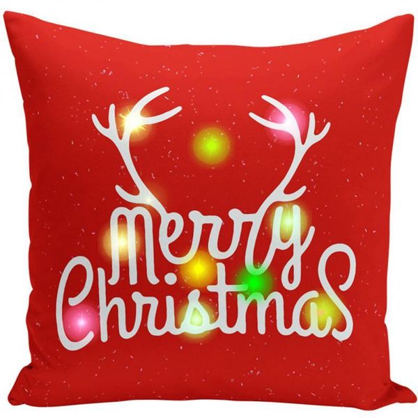 

pillow 2021 xmas cover santa elk cushion covers case sofa 45*45cm home decorative throw pillows