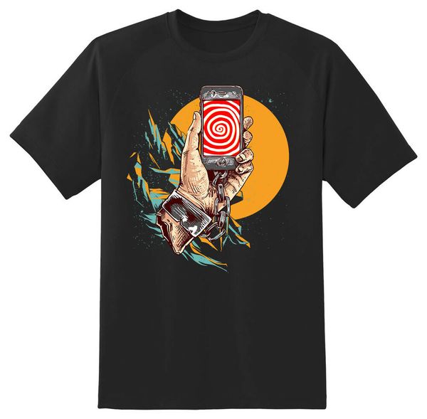 

selfish phone black or white tee shirt, White;black