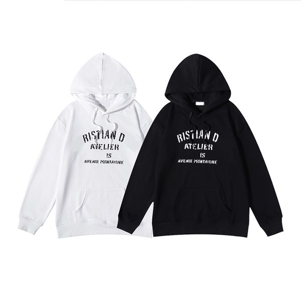 

luxurys mens sweatshirts fashion hoodies formal version reflection official 100%cotton jumper cuff letters reflective designer sweatshirt s-, Black
