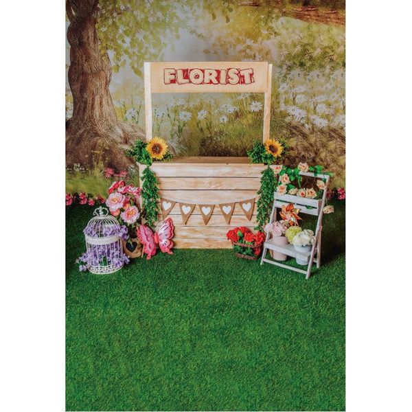

party decoration easter backdrop meadow flower florist background family festival decor bride born pography po booth studio prop