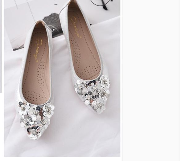 

2021 spring and autumn shoes with new style fashion slope heel pointed end sequined cloth women's shoes@mqwbh575, Black