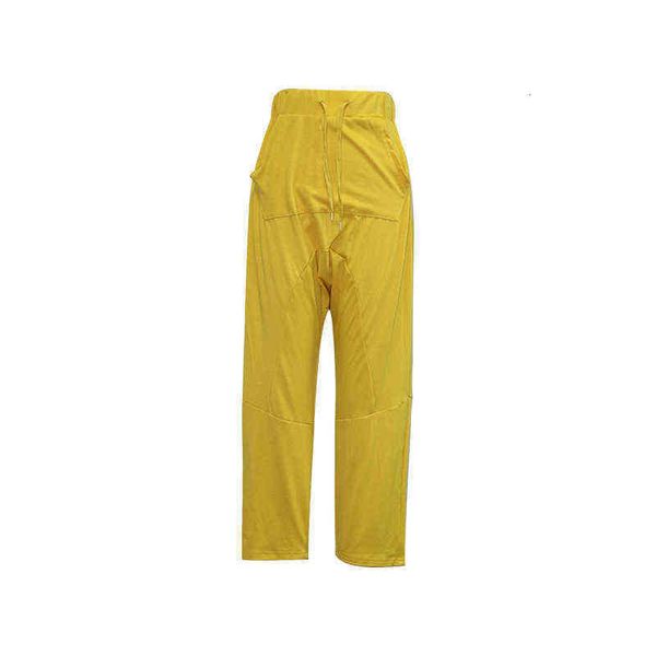 

autumn 2021 casual crotch pants fashion lace up harem pants women's fd019, Black;white