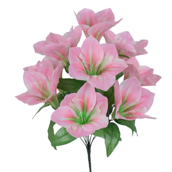 

decorative flowers & wreaths clivia artificial 48cm rainbow rayon table decoration diy floral arrangement small ornaments of lilies bouquet