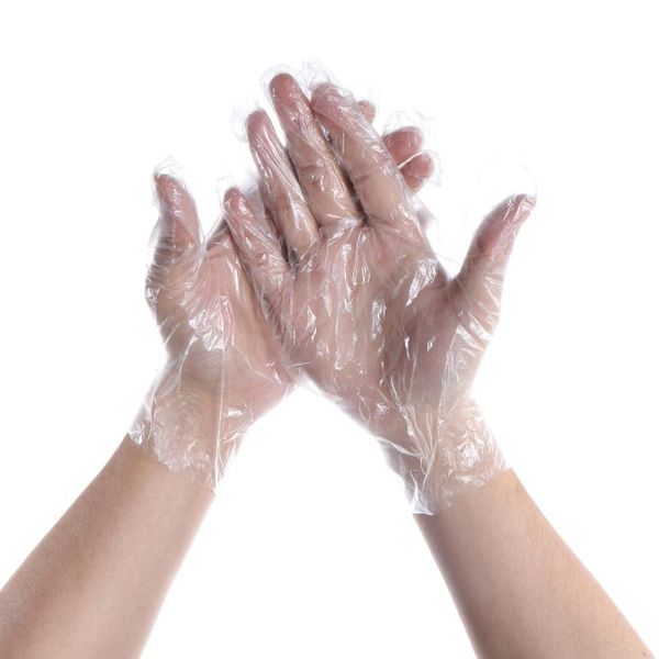 

100pcs disposable pe for home kitchen restaurant gloves