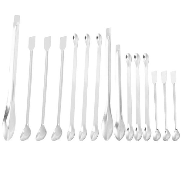 

spoons 15pcs stainless steel sampling measuring scoops