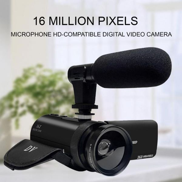 

webcams video camera electronic anti-shake hd-compatible 2.4 inch screen us/uk/au/eu plug 16 million pixels digital recording camcorder