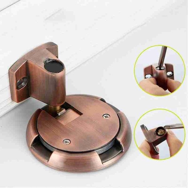 

door catches & closers 1pcs mechanical doorsnail-sticker zinc alloy ser heavy duty holder non-punch shardware