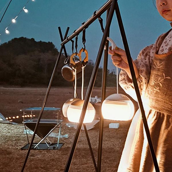 

outdoor wall lamps camping lantern protable led hook home party atmosphere lamp