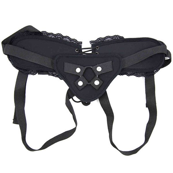 camaTech cinturino in pizzo su dildo bondage strapon pantaloni per pene con o-ring regolabile corsetto stile imbracatura accessori giocattolo del sesso lesbico Y0408