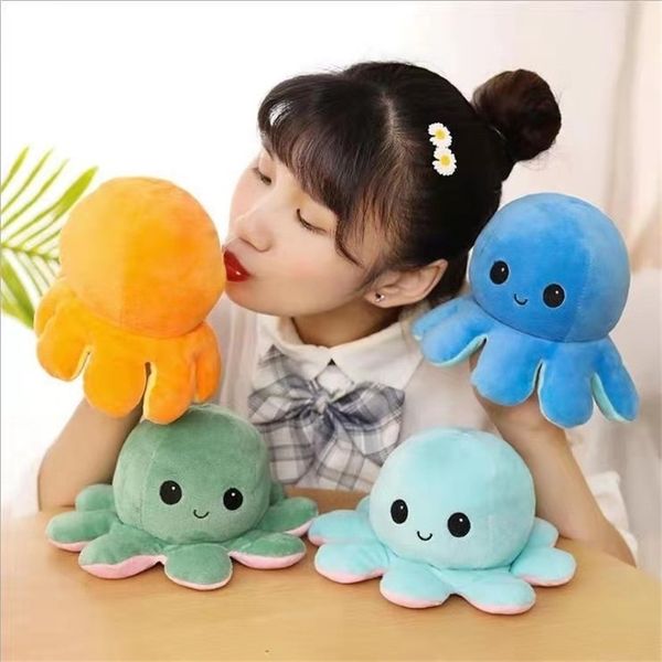 

flip selling flip ocs double-sided expression doll small plush face changing toy