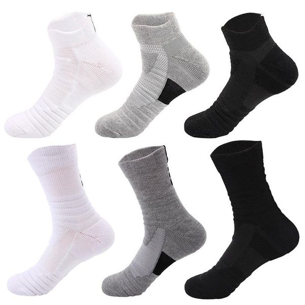 

sports socks basketball elastic comfortable running men not feel tight with feet occident eliteoutdoor women, Black