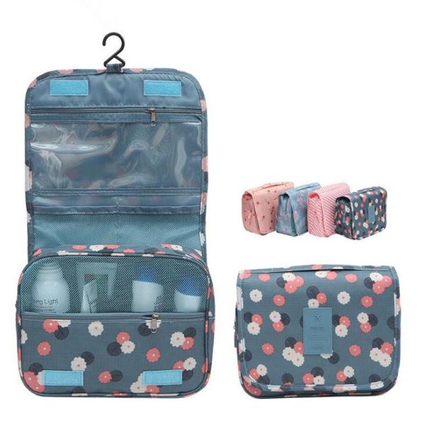 

cosmetic bags & cases women makeup high capacity travel bag waterproof storage neceser hanging bathroom wash toiletries organizer
