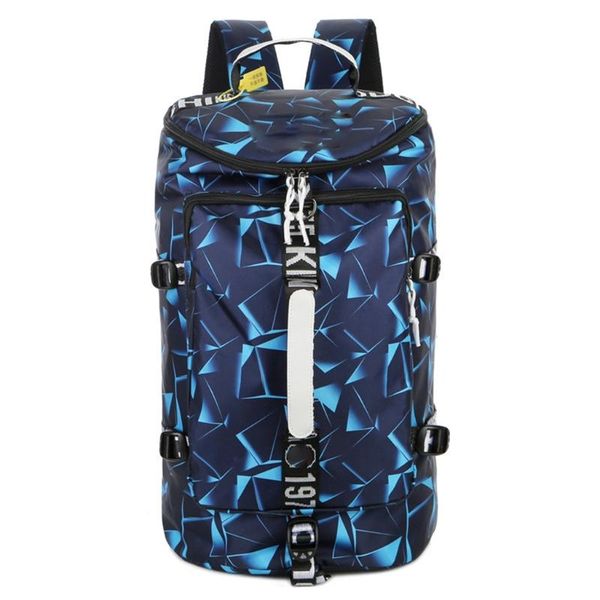 

outdoor bags h053 sports gym bag with shoes compartment, for swim yoga duffle backpack, lightweight foldable travel backpack