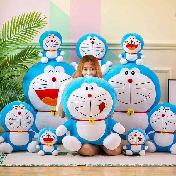 

large robot dingdang cat gift blue fat doll doraemon plush toy