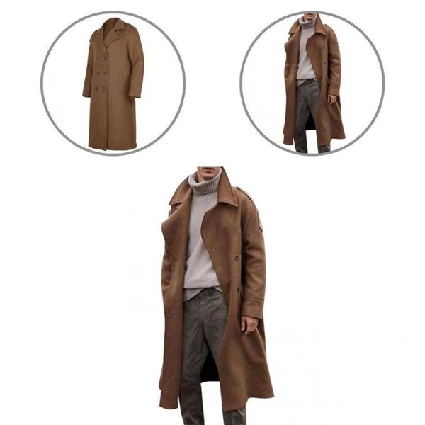 

men's trench coats skin-friendly cardigan quick-drying comfy winter jacket for cold weather, Tan;black