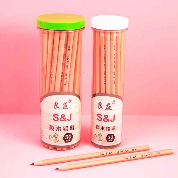 

log color hexagonal 30 pcs. student tt pen children's sketch hb pencil