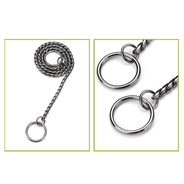 

dog collars & leashes pet collar p chain metal training adjustable leash for dogs lfd
