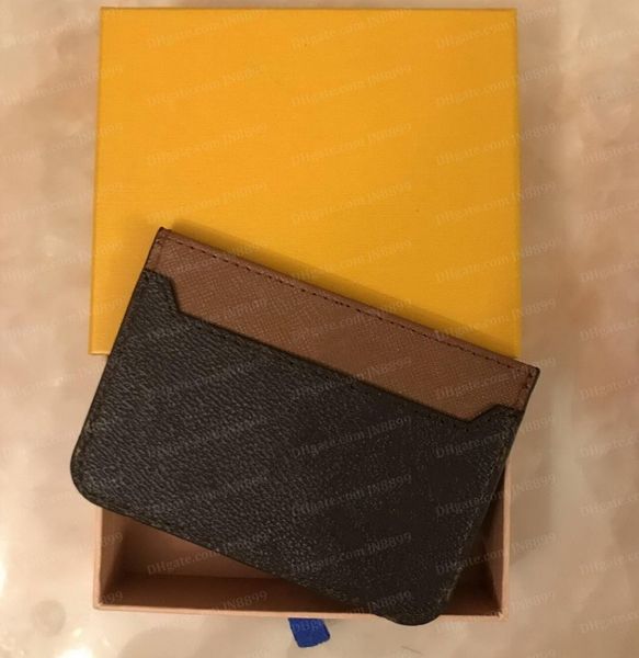 

Top Quality Fashion Card Holders Luxury Designer Men Women Classic Brown Flower Black Plaid Casual Credit Cards ID Holder Leather Ultra Slim Wallet Packet Bag JN8899, Black grid